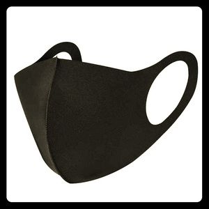 Grey and black Face covers for adults x4